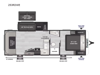 Passport Super Lite 253RDWE Floorplan Image