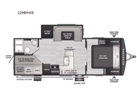 Passport Super Lite 229BHWE Floorplan Image