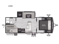 Passport Super Lite 229BH Floorplan Image