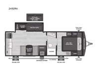 Passport Super Lite 2450RK Floorplan Image