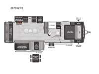 Passport Super Lite 2870RLWE Floorplan Image
