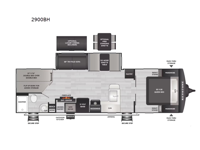 Passport Super Lite 2900BH Floorplan Image