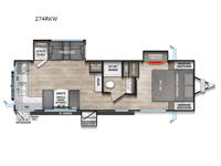 Delta 274RKW Floorplan Image