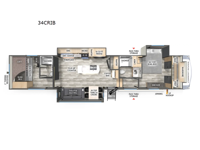 Cardinal 34CRIB Floorplan Image