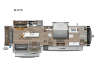 Pinnacle 36FBTS Floorplan