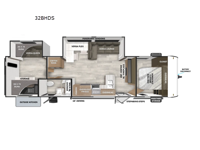 Salem 32BHDS Floorplan Image