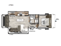 Salem 27REX Floorplan Image