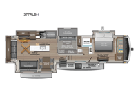 North Point 377RLBH Floorplan Image