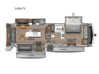 North Point 310RLTS Floorplan Image