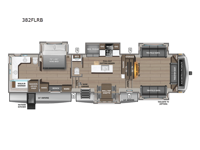 North Point 382FLRB Floorplan Image
