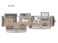 North Point 381CKRE Floorplan Image