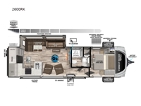 Vibe 2600RK Floorplan