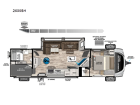 Vibe 2600BH Floorplan Image
