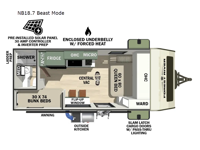 No Boundaries NB18.7 Beast Mode Floorplan Image