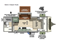 No Boundaries NB19.4 Beast Mode Floorplan Image