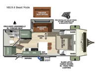 No Boundaries NB19.6 Beast Mode Floorplan Image