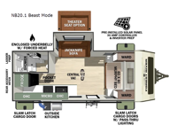 No Boundaries NB20.1 Beast Mode Floorplan Image