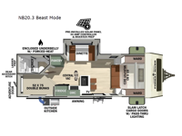 No Boundaries NB20.3 Beast Mode Floorplan Image