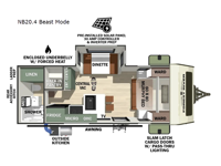 No Boundaries NB20.4 Beast Mode Floorplan Image