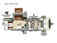 No Boundaries NB20.7 Beast Mode Floorplan Image