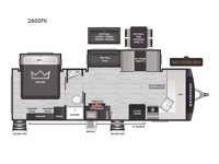 Passport 2600FK Floorplan Image