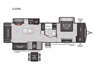 Passport 3100RE Floorplan Image