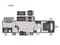 Passport 3300BK Floorplan Image