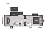 Cougar Half-Ton 24RDS Floorplan Image