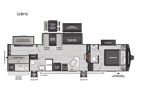 Cougar Half-Ton 32BHS Floorplan Image