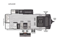 Cougar Half-Ton 22MLSWE Floorplan Image