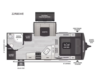 Cougar Half-Ton 22RBSWE Floorplan Image
