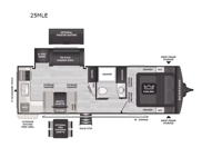 Cougar Half-Ton 25MLE Floorplan Image