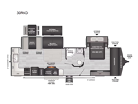 Cougar Half-Ton 30RKD Floorplan Image
