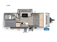 Cherokee Wolf Pup 17JW Floorplan