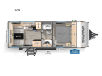 Cherokee Wolf Pup 16CM Floorplan Image