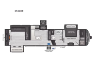 Montana 3531RE Floorplan Image