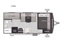 Passport Classic 170BH Floorplan Image