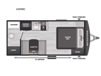 Passport Classic 160RBC Floorplan Image