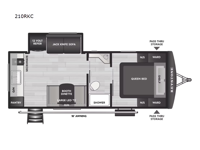 Passport Classic 210RKC Floorplan Image