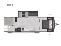 Passport Classic 260BHC Floorplan Image