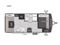 Passport Classic 190RD Floorplan Image