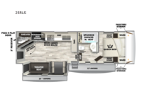 Sabre 25RLS Floorplan Image
