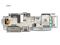 Sabre 33RLP Floorplan Image