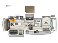Sabre 36FLX Floorplan Image