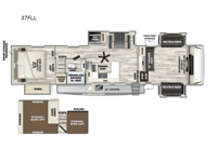 Sabre 37FLL Floorplan Image