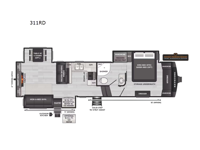 Montana High Country 311RD Floorplan Image