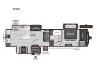 Montana High Country 325RK Floorplan Image