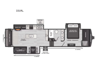Montana High Country 331RL Floorplan Image