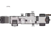 Montana High Country 377FL Floorplan Image