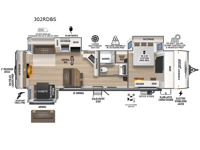 New 2026 Forest River RV Grand Surveyor 302RDBS image